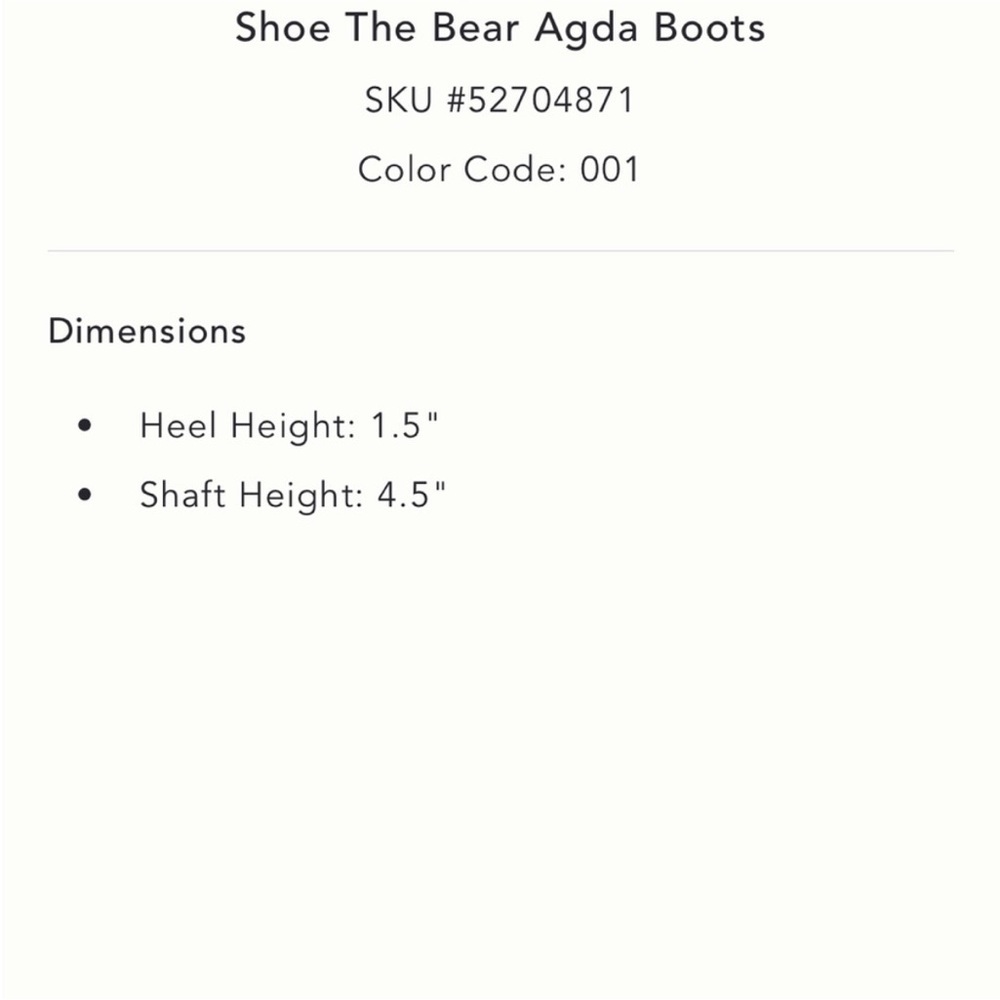 NWOT Shoe The Bear Agda Boots - Picture 16 of 16